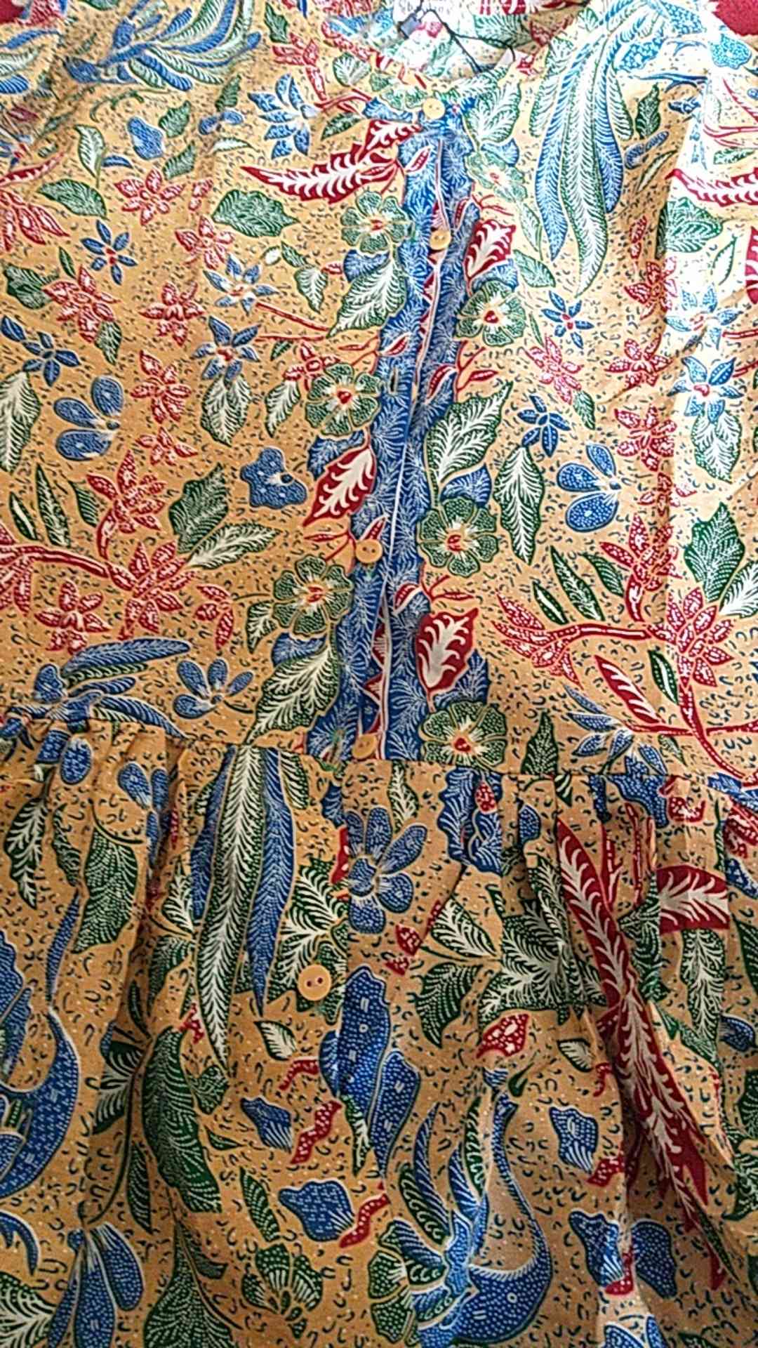 Blouse Batik Kerja Motif 3 Negri Atasan Baju Wanita Blus Batik Cewek Blouse Kerja Wanita Murah Solo