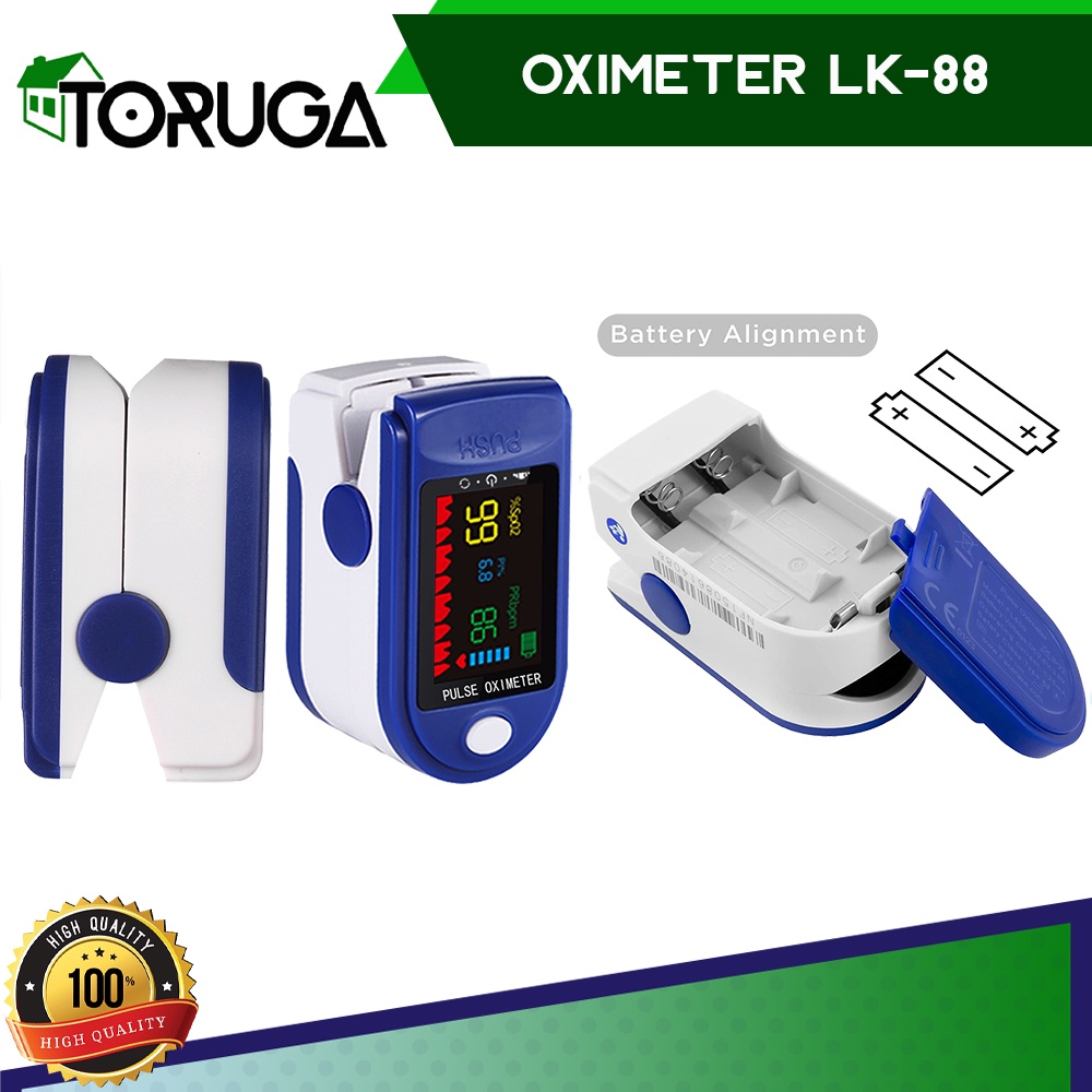 oxymeter pulse pengukur oksigen dalam darah dan detak jantung Oximeter LK88