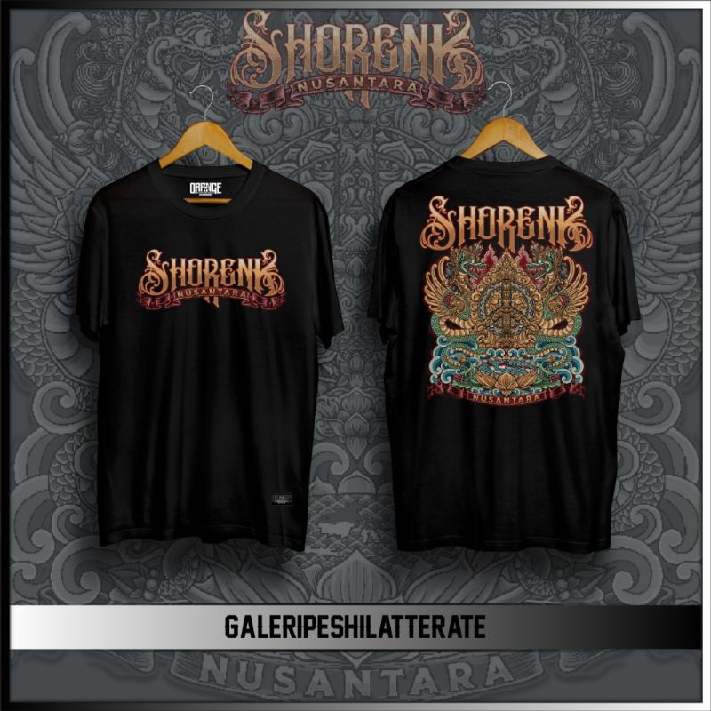 [COD] KAOS SHORENK NUSANTARA CULTURE DISTRO NEW ATWORK DESIGN (KODE A1) 30s cotton combed Premium