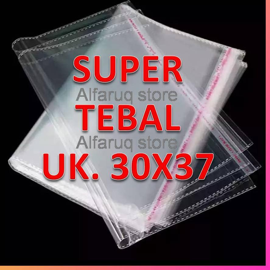 

[KODE PRODUK GK8B04965] SUPER TEBAL!!! Plastik OPP 30x37 TEBAL 05 (100 Lembar)