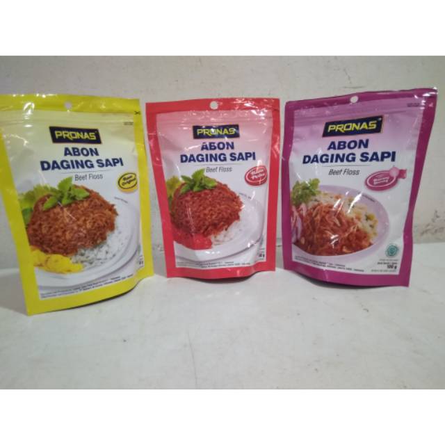 

Pronas abon daging sapi pouch100g