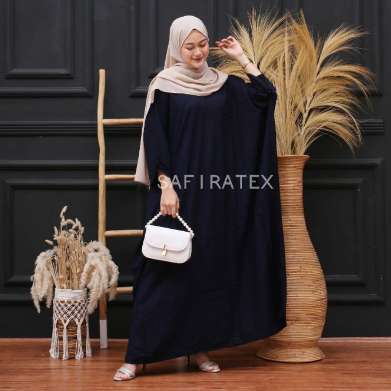 Kaftan Wanita Efita By Unique Kaftan Jumbo Busui Polos Casual | Gamis Kaftan Rayon Modern High Quali