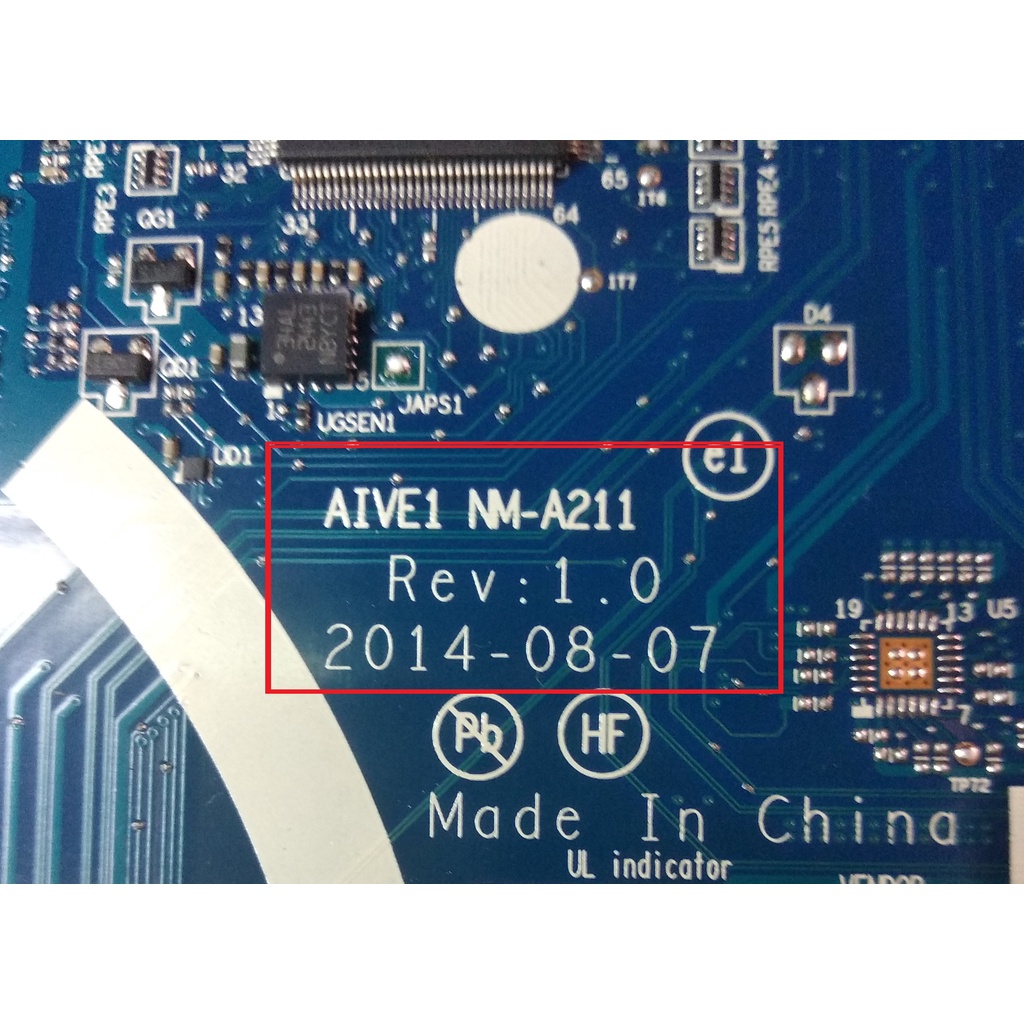 IC BIOS Lenovo Ideapad E450C AIVE1 NM-A211 Rev 1.0