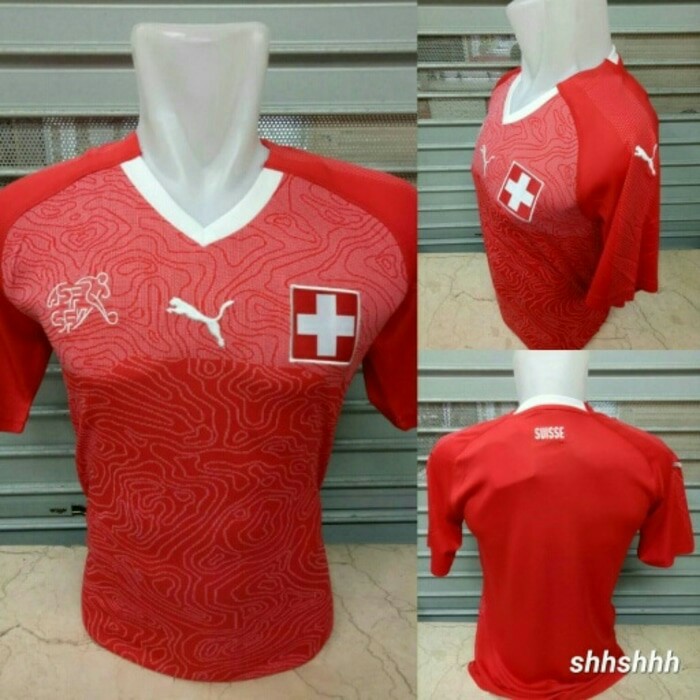 JERSEY SWISS HOME WORLD CUP 2018 GRADE ORI
