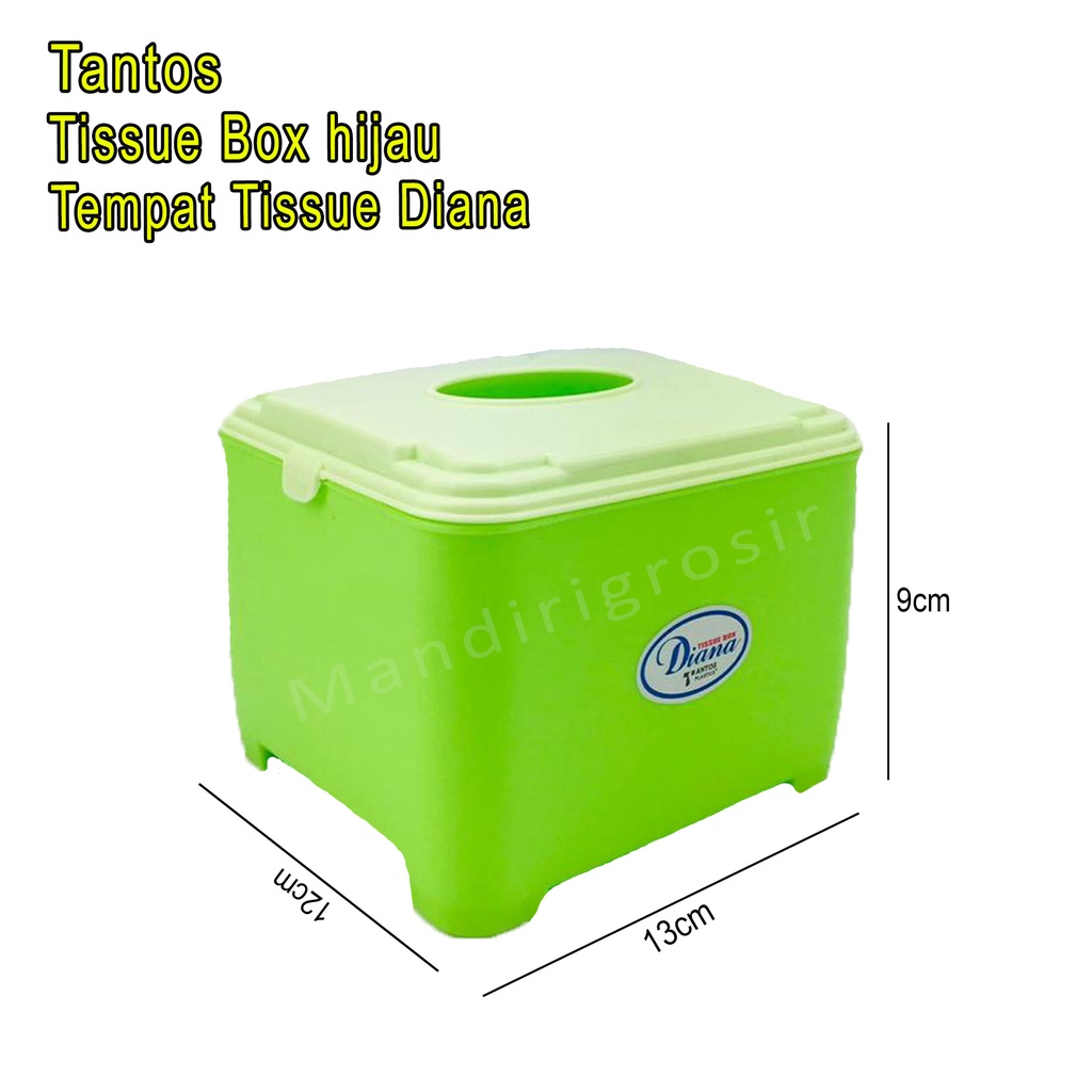 Tempat Tissue Diana *Tantos * Tissue Box * Hijau 6213