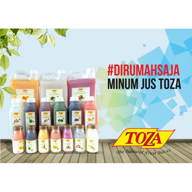 

Toza juice ready to drink uk 1lt (botol)