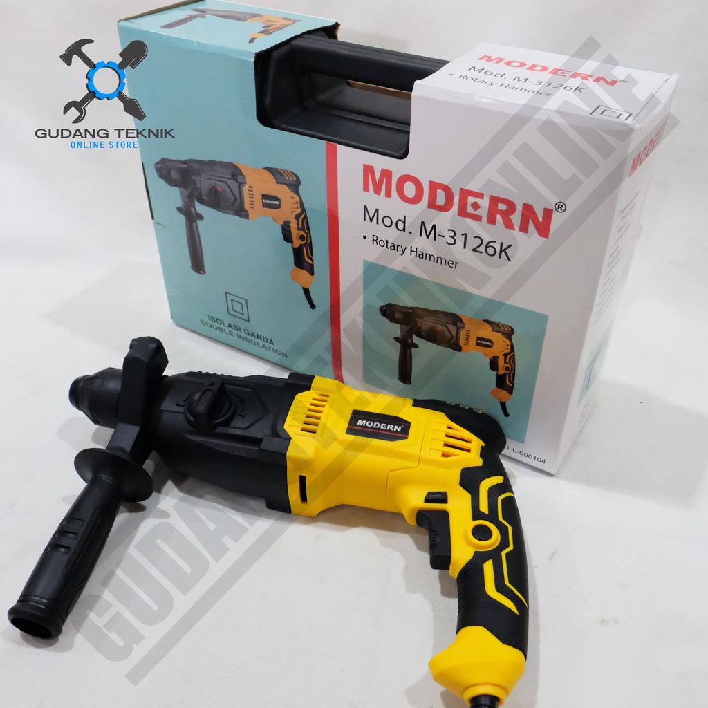 Rotary Hammer Modern M-3126 - Bor Bobok Beton Modern M 3126 Hammer Drill