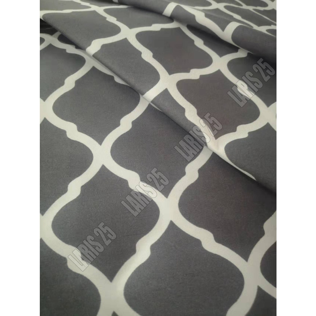 TERMURAH BAHAN KAIN MOTIF WAJID TERLARIS KATUN MIKROTEX UTK SPREI GORDEN BEDCOVER BAJU PER 0,5M DAN 1M