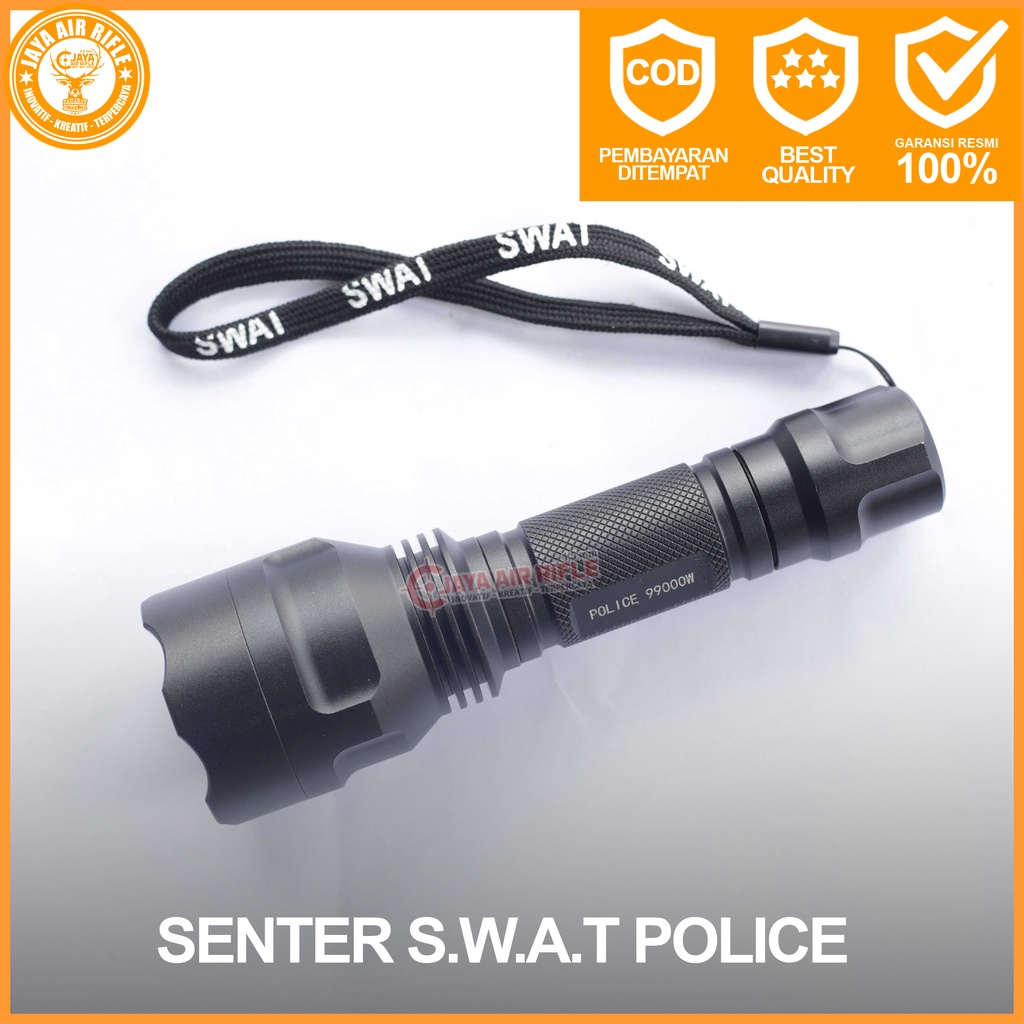 Senter S.W.A.T Police Senapan Uklik Gejluk Angin Murah