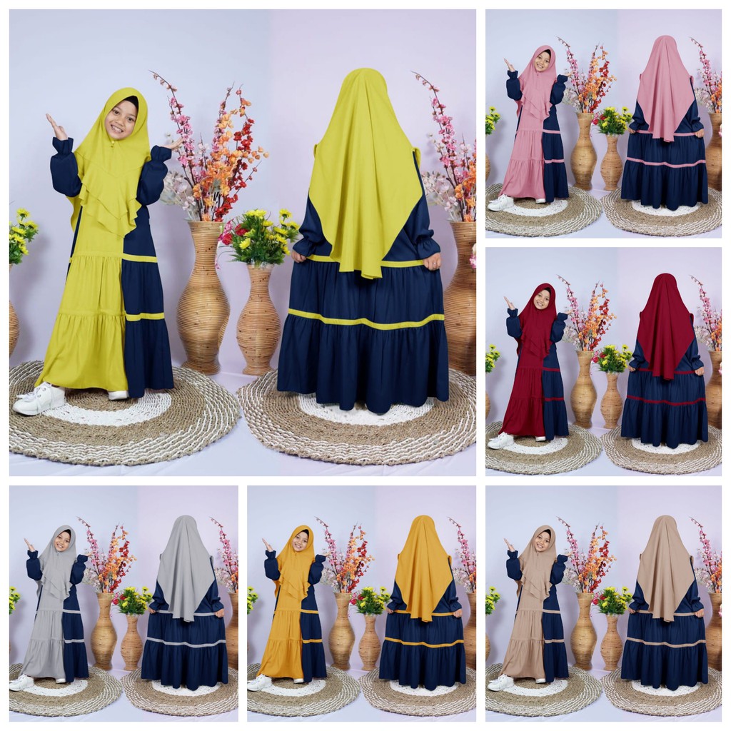 SYARI HANABI KID CT Gamis anak murah gamis anak tanggung remaja