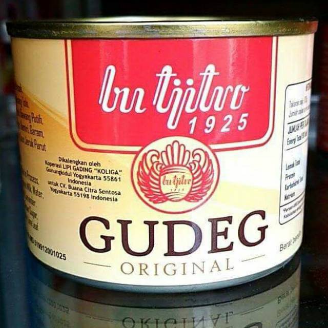 Gudeg Kaleng / Gudeg Kaleng Bu Tjitro 1925  100% Halal Asli Jogja