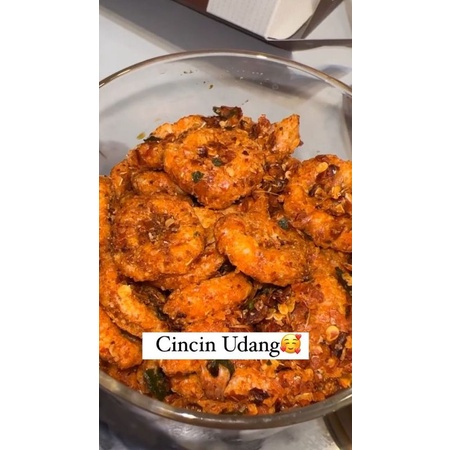 

Cemilan Pedas Cincin Udang 100gram