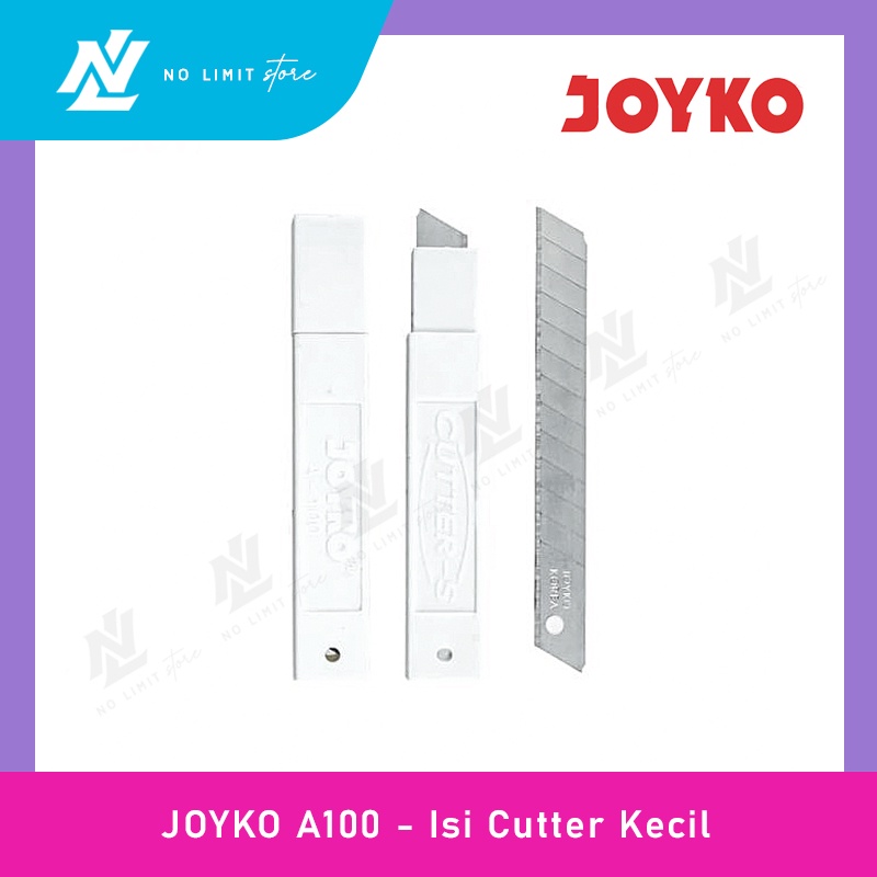 

Isi Cutter Refill JOYKO A-100 / A 100 - Isi 5pcs / Isi Cutter Kecil A100