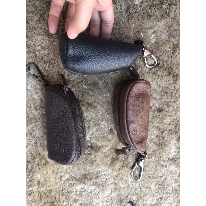 Hush Puppies Dompet Kunci Kulit Leather Original
