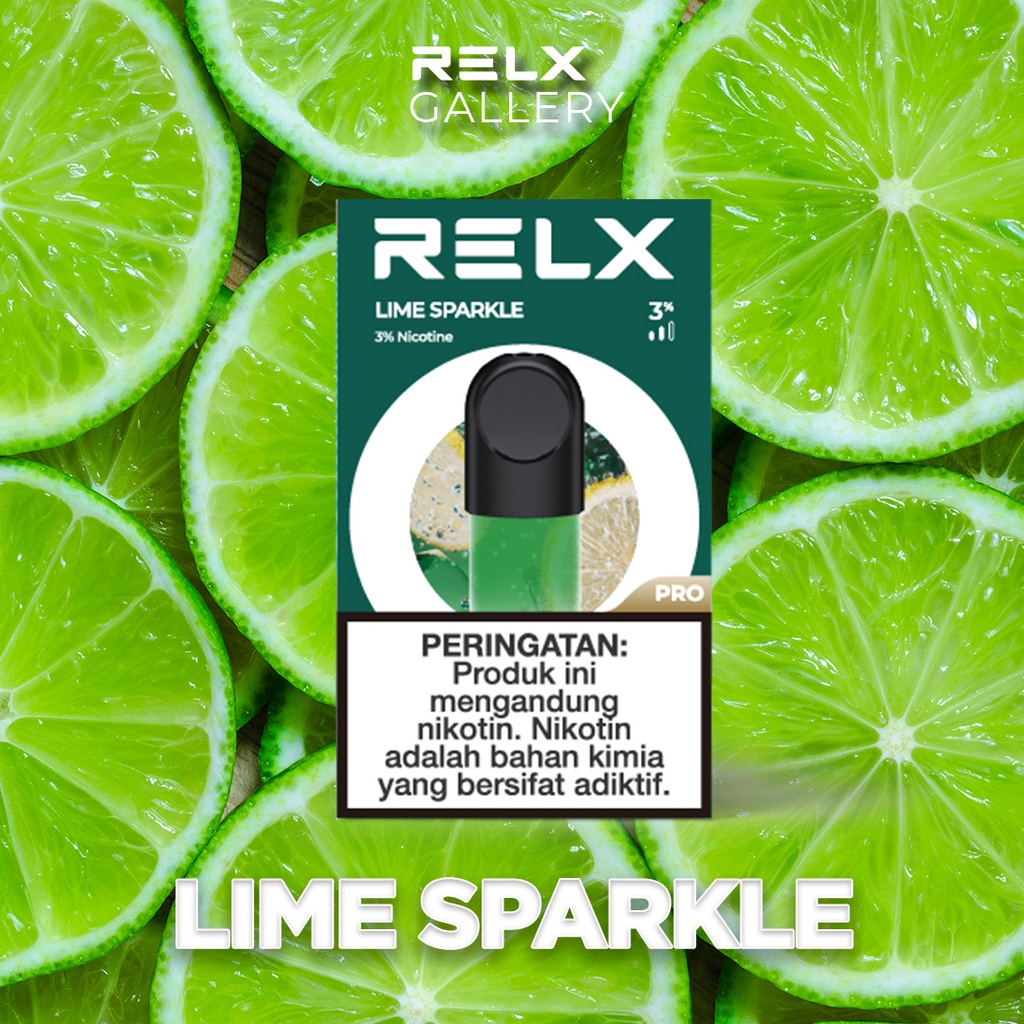 RELX Infinity Essential Pod Pro - Lime Sparkle / Sprite