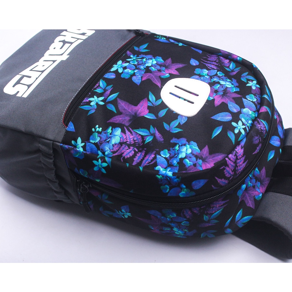 TAS RANSEL SKATERS VG094 FLORAL UNGU