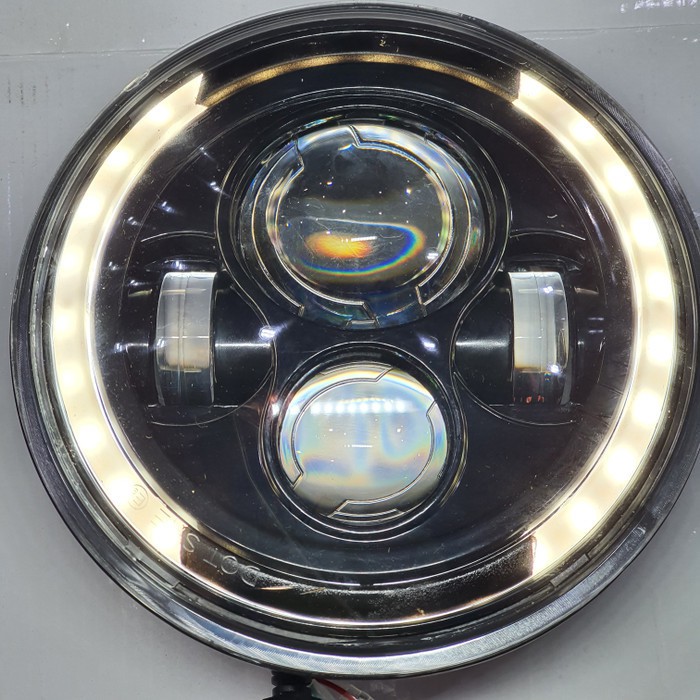 LAMPU LED HEADLAMP RUBICON HARLEY JIMNY 7 INCH LED DAYMAKER