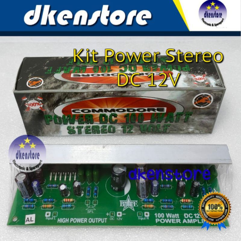 Kit Power DC 12V stereo 100Watt TDA2005 12 Volt