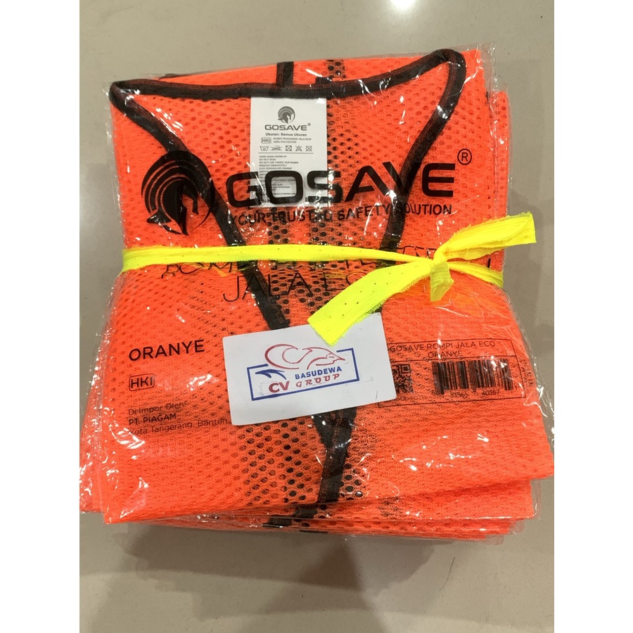 ROMPI PROYEK SAFETY GOSAVE JARING - HIJAU-ORANGE