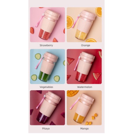 COD JUICER PORTABLE BLENDER MOTOR KUAT 300ML CAS ULANG USB BLANDER MINI TERMURAH TERLARIS