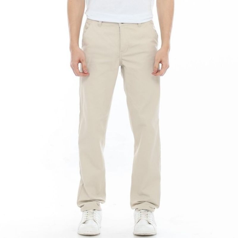 Celana Chino Panjang Standar Reguler Cotton Twill Stretch Melar Original