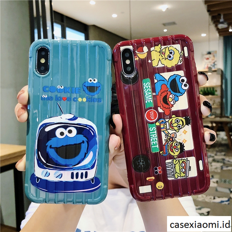 Casing Soft Case Motif Kartun Warna Biru Untuk Vivo V19 Y12 Y30 Y91c Y15 Y91 Y50 Y20 Y20i S1 Y17 Y19 Y11 Y71 S1 Pro Z1 Pro Y93 Y95 V5 Y30i Y12i