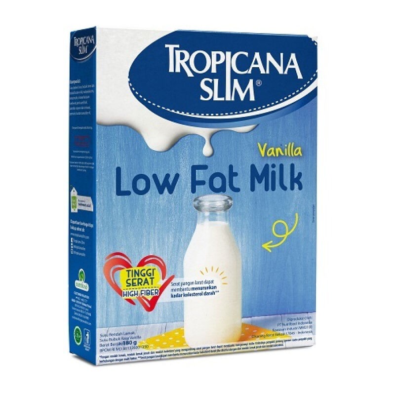 

tropicana slim low fat milk vanilla 180 gr