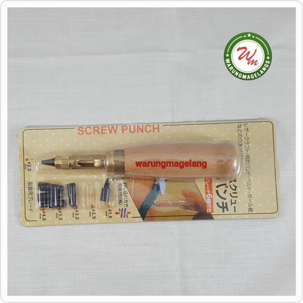 

Multi Size Hole Punch for leather pembuat lubang pembolong kulit denfan 6 ukuran Murah