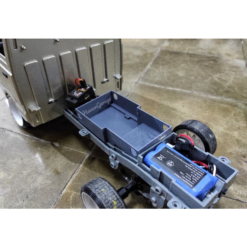 Aksesoris Mobil RC WPL D12 Box Wadah Elektronik ESC