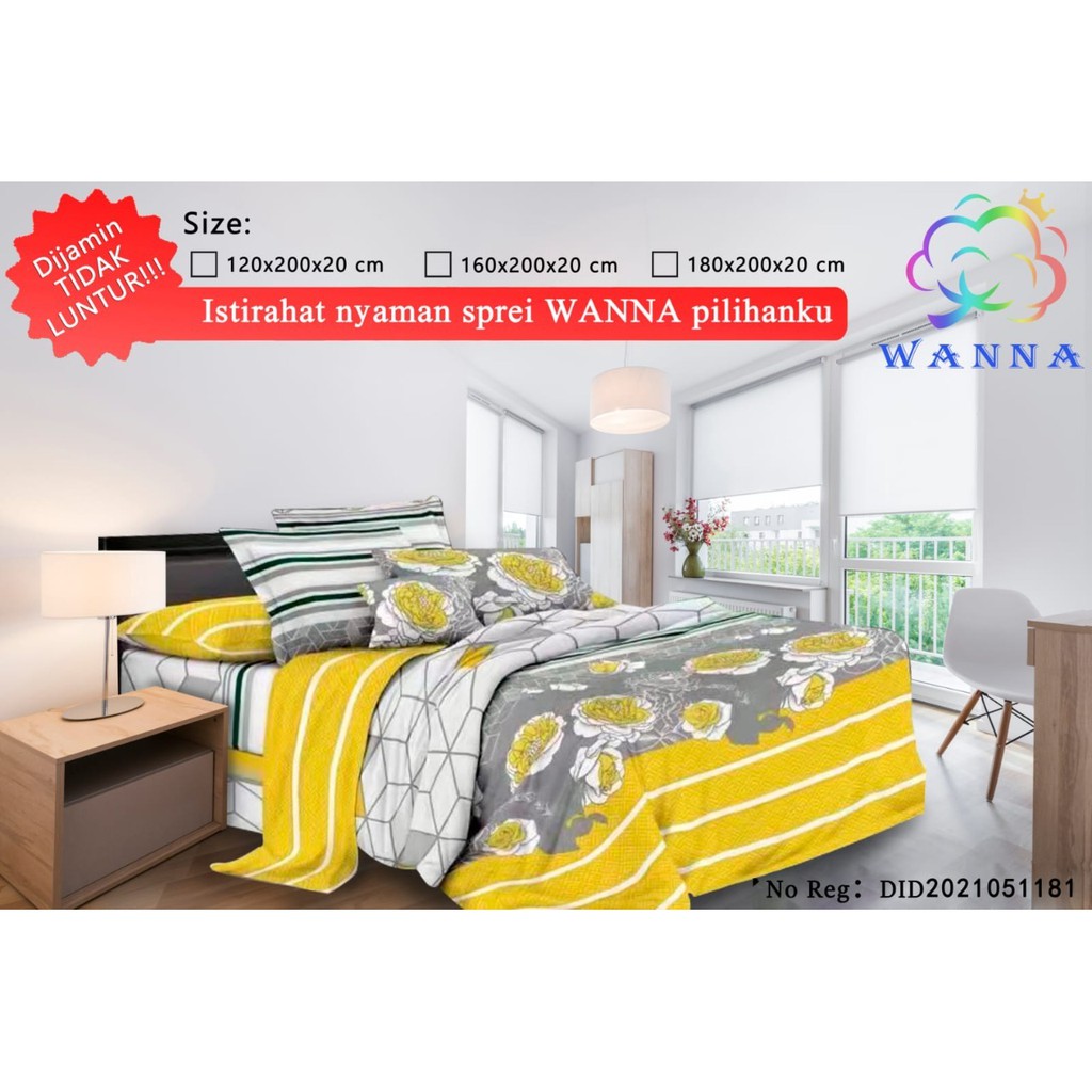 BISA COD Sprei Set CANTIK - Elegant Collection - Sprai Set Tanpa Bedcover Anti luntur SPREI BISA COD TERMURAH