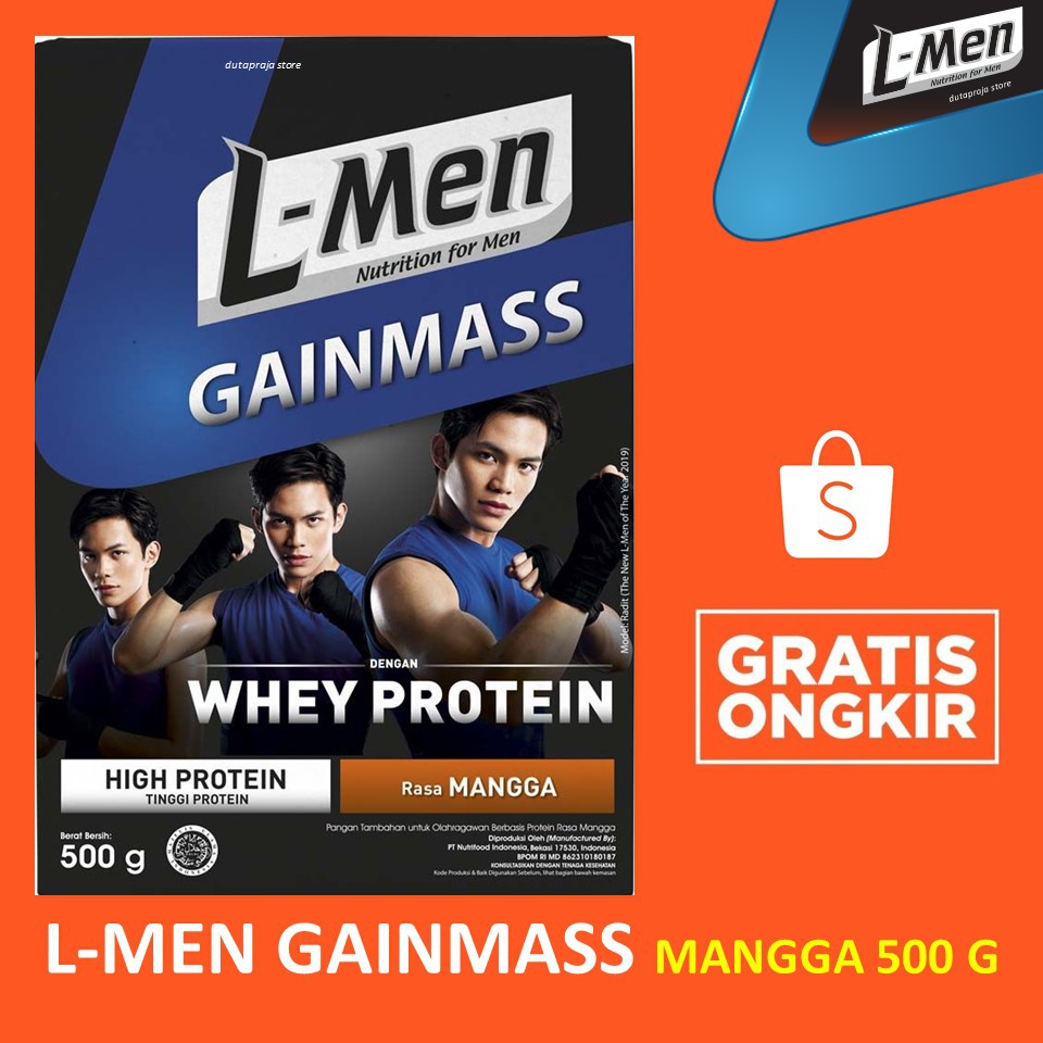 L-Men gain mass MANGGA 500gr LMEN gainmass 500 g