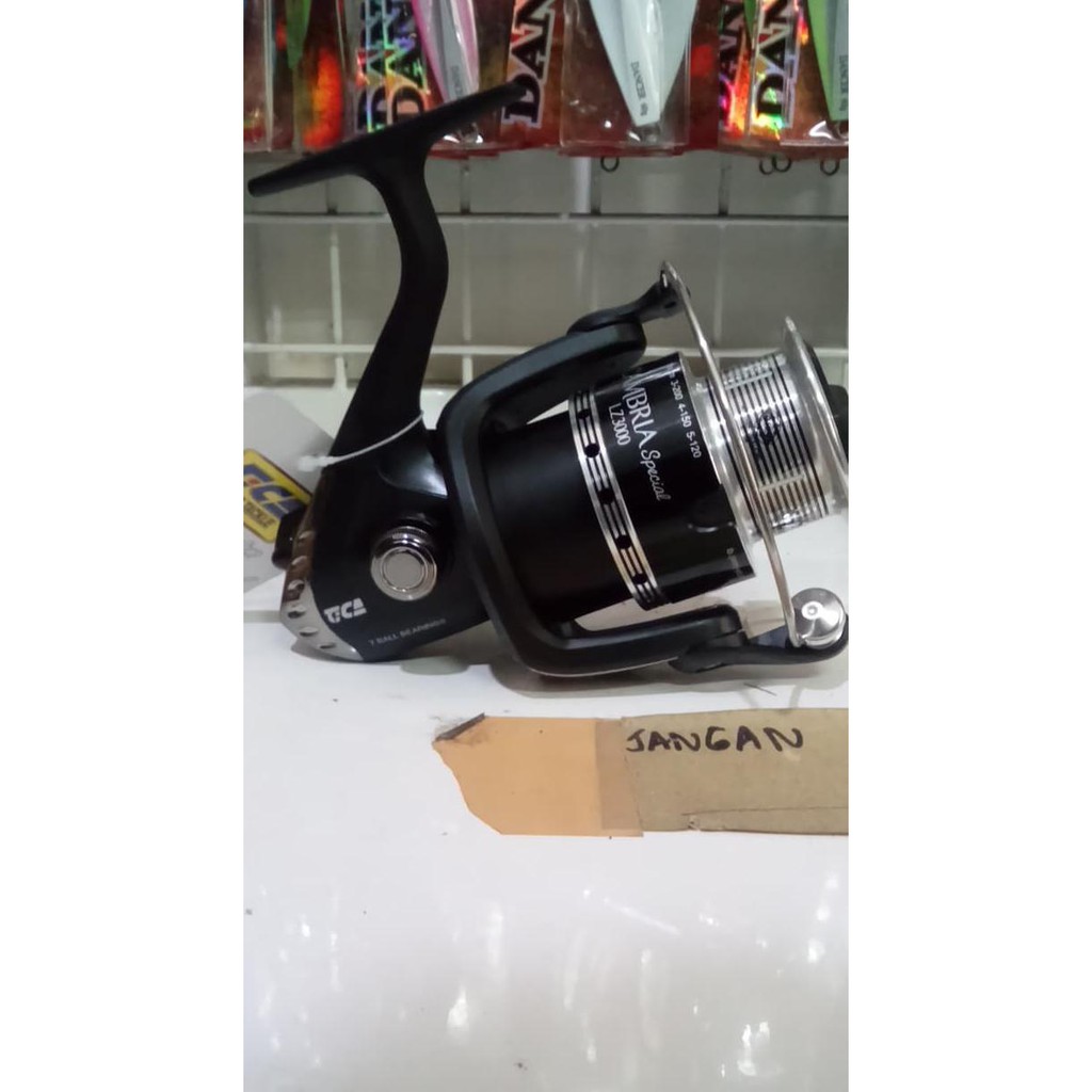 Reel Spinning Tica Cambria Lz 3000 Hitam Doff