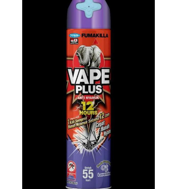 VAPE PLUS ANTI NYAMUK 12 HOURS 500ML PMG LAVENDER