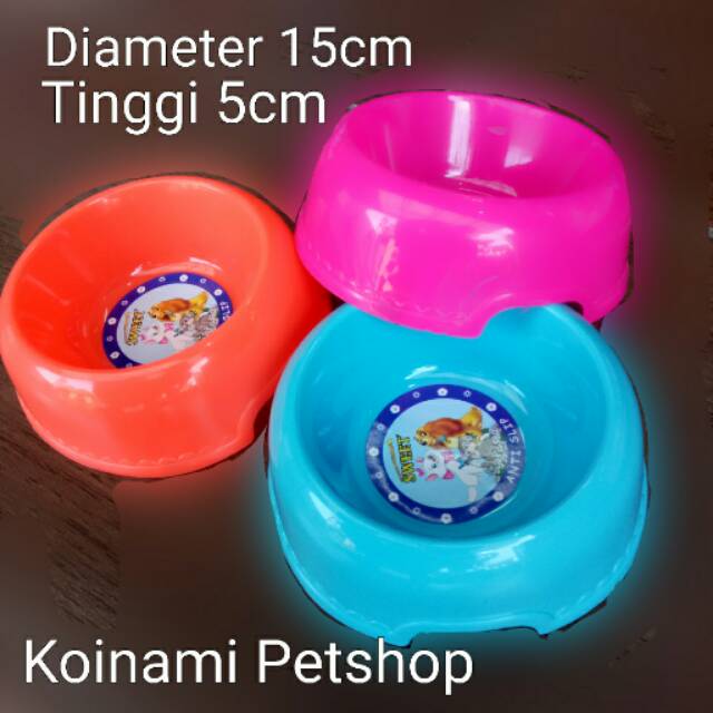 PLATE #04 / sweet / tempat makan kucing / pet bowl / hamster anjing kucing kelinci / pet