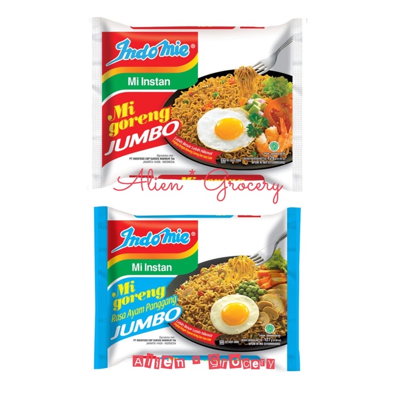 Indomie Goreng Jumbo Ayam Panggang