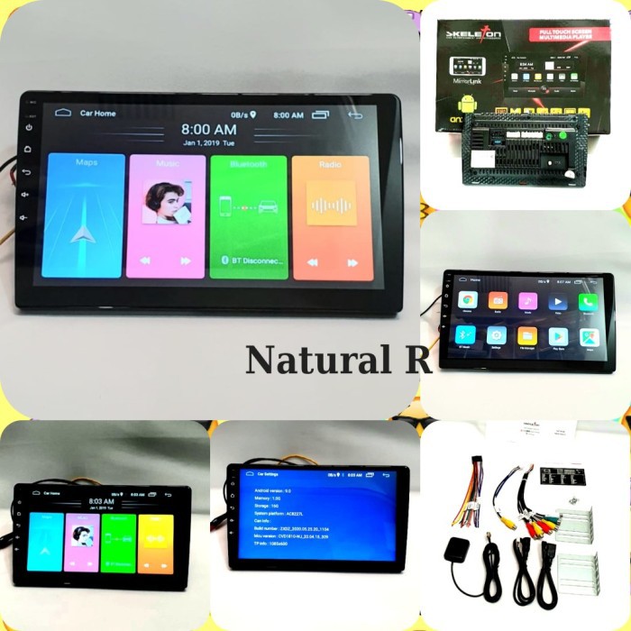 HEADUNIT ANDROID 9 INCH SKELETON SKT-8189 / SKT 8189 Murah