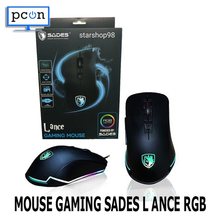 Mouse Gaming SADES Lance RGB