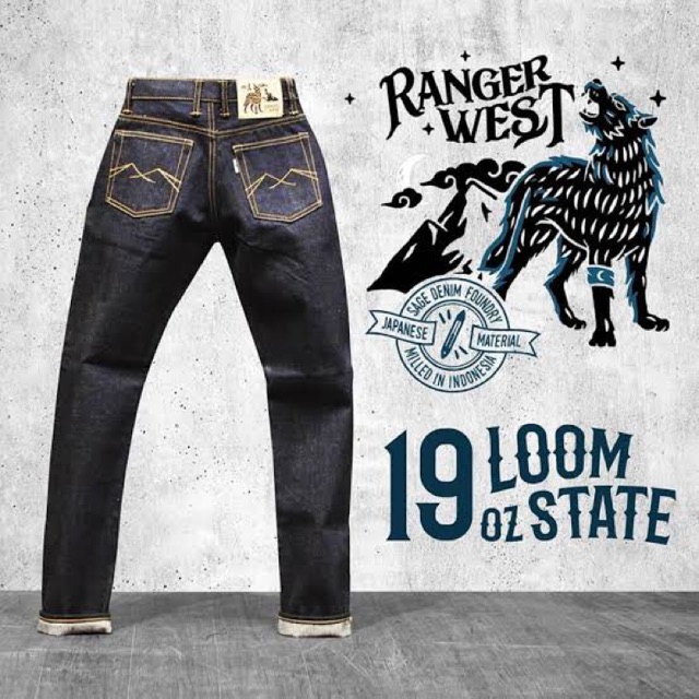 CELANA PRIA SAGE RANGER WEST 19OZ UNSAN