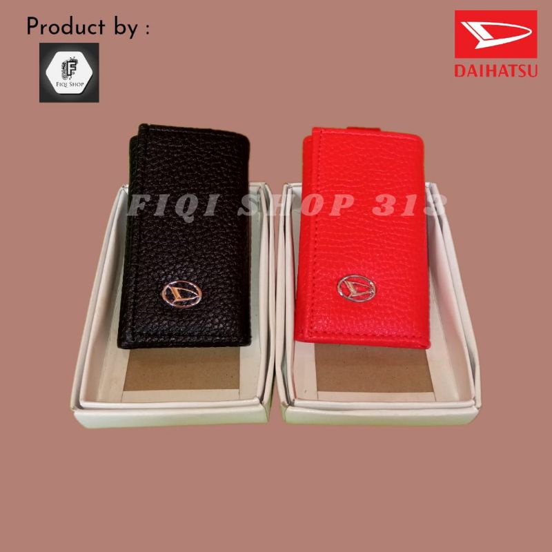 Dompet STNK Mobil Daihatsu Gantungan Kunci Mobil Daihatsu Dompet Kunci Mobil Daihatsu Motif Kulit Je