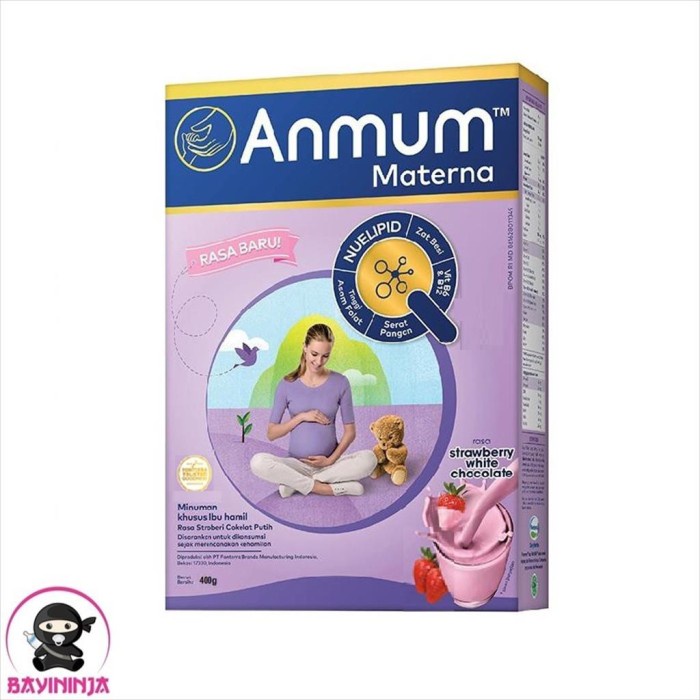 

ANMUM Materna Susu Ibu Hamil Strawberry White Chocolate Box 400 g