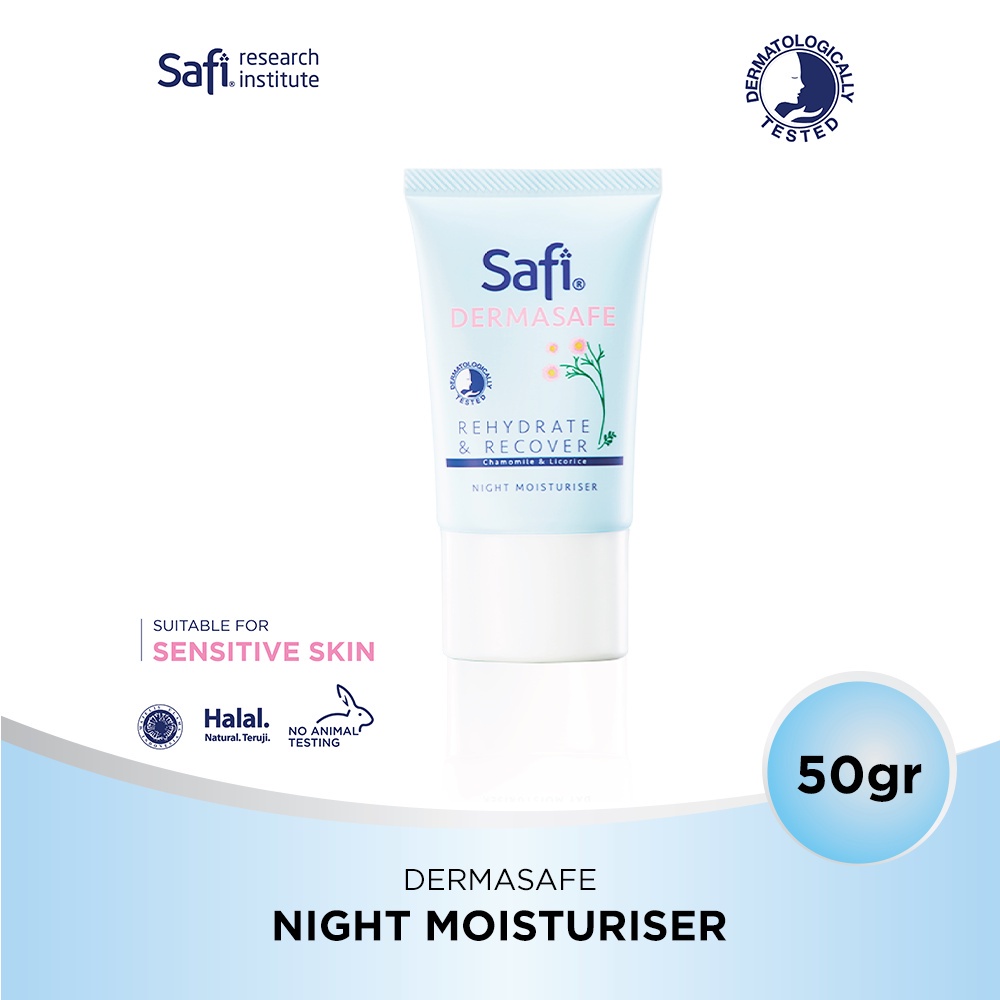 SAFI Dermasafe Night Moisturiser Rehydrate &amp; Recover 50gr