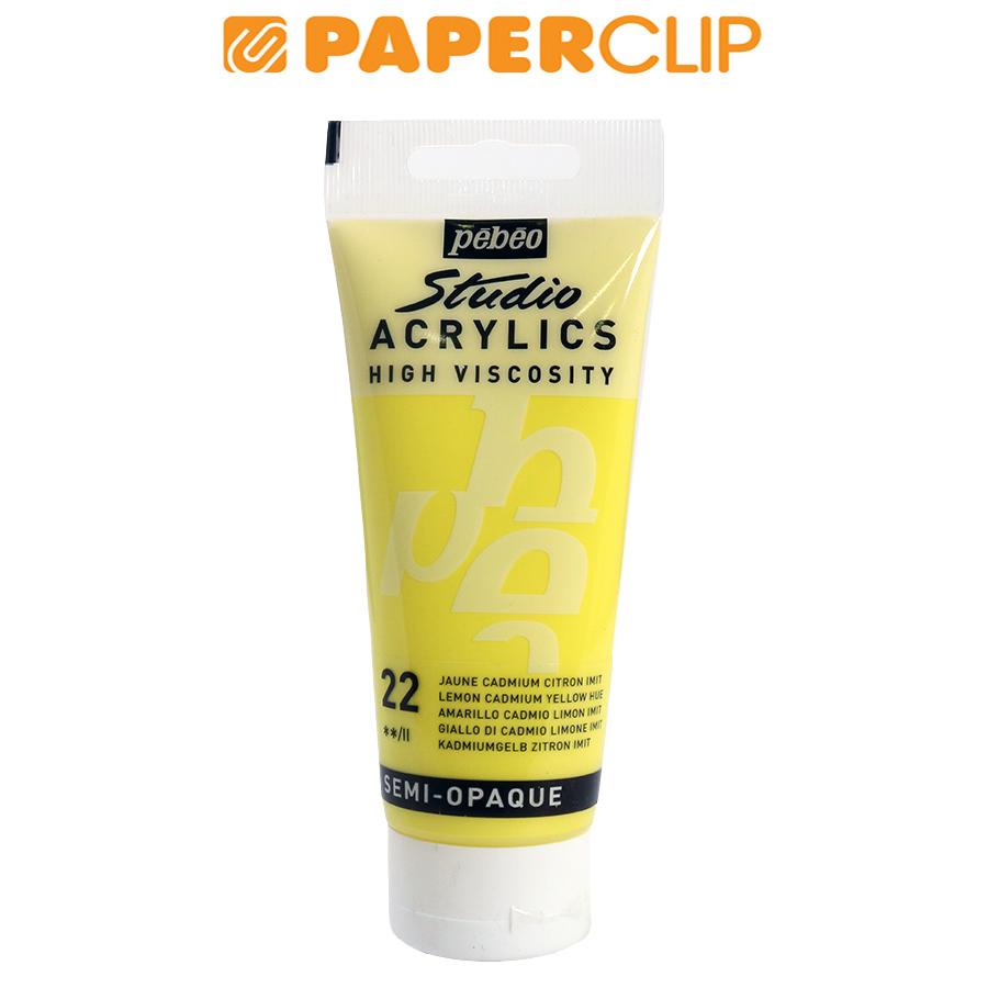 

CAT ACRYLIC PEBEO LEMON CADMIUM YELLOW 831-022 100ML