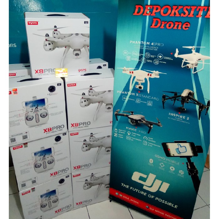 New Batch Syma X8Pro WIFI FPV App GPS Drone Syma X8 Pro Depoksite