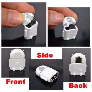 OTG Micro USB Android to Port Transfer Data Connector Konektor Printer Camera Flashdisk To HP Phone