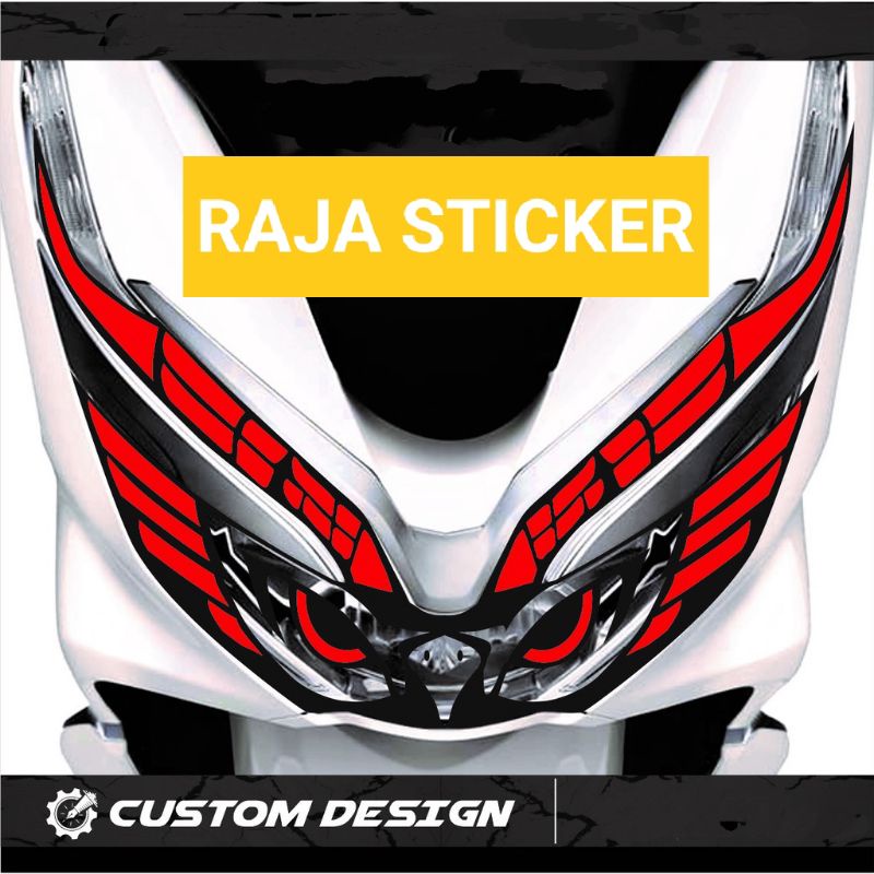 Sticker stiker lampu alis pcx 150