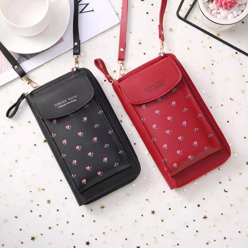 Dompet Pocket Tempat Hp Wanita / Tas Dompet Selempang Wanita Import Murah Real Pict