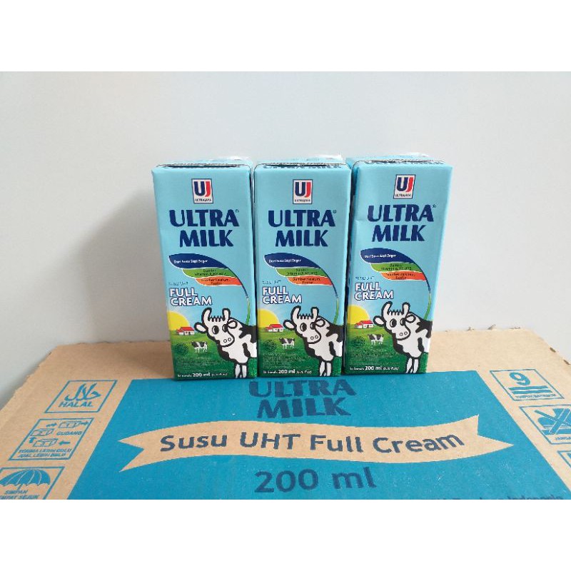 

Susu Ultra Milk Full Cream 200 ML