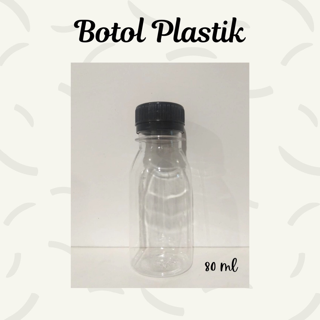 Botol Plastik 80ml / Botol Plastik Kecil / Botol Trivel Size / Wadah Isi Ulang