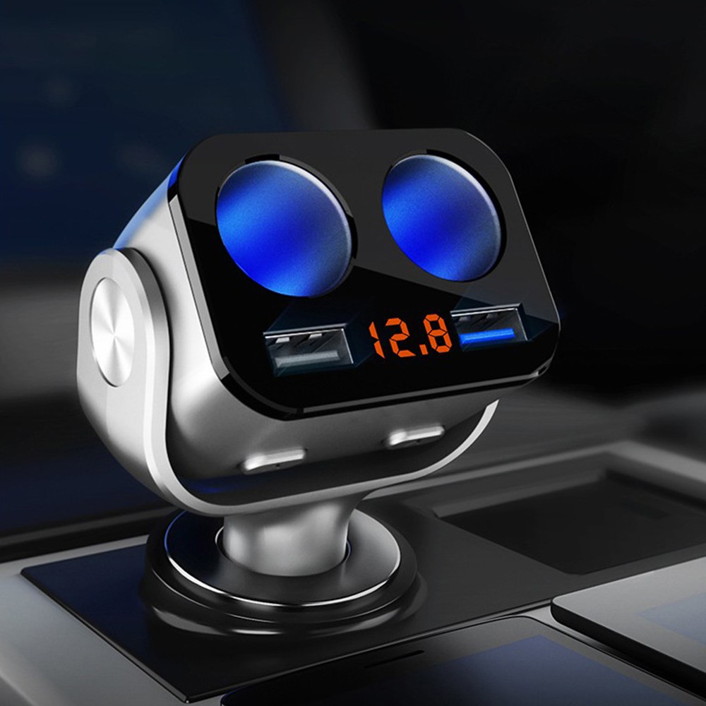 wireless charger Onever Car Cigarette Lighter Socket Splitter Charger USB Charger Cigarette