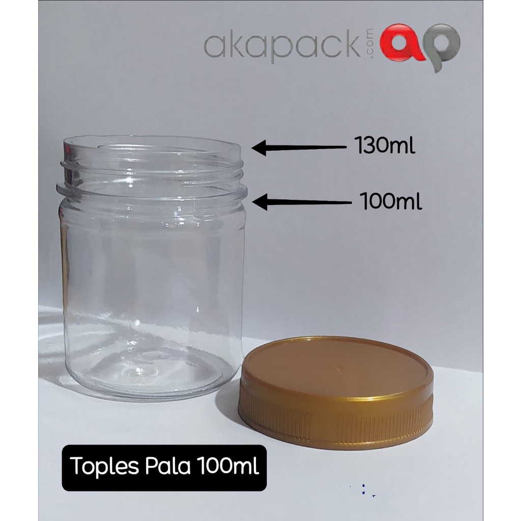 Toples Pala 100ml / Toples Plastik 100ml